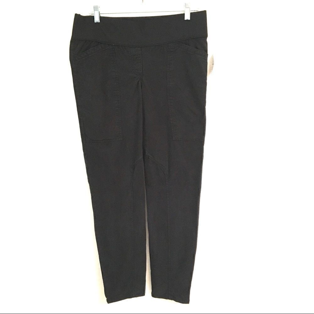 Gap Maternity super skinny biker quilted pants 12R‎